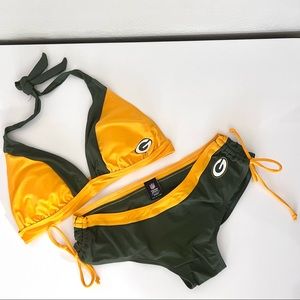 Green Bay Packers Bikini Medium NWOT